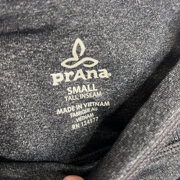 PRANA Tall Inseam Contour Olympic Gray Pull On Flare Wide Leg Yoga Pants - Picture 6 of 8